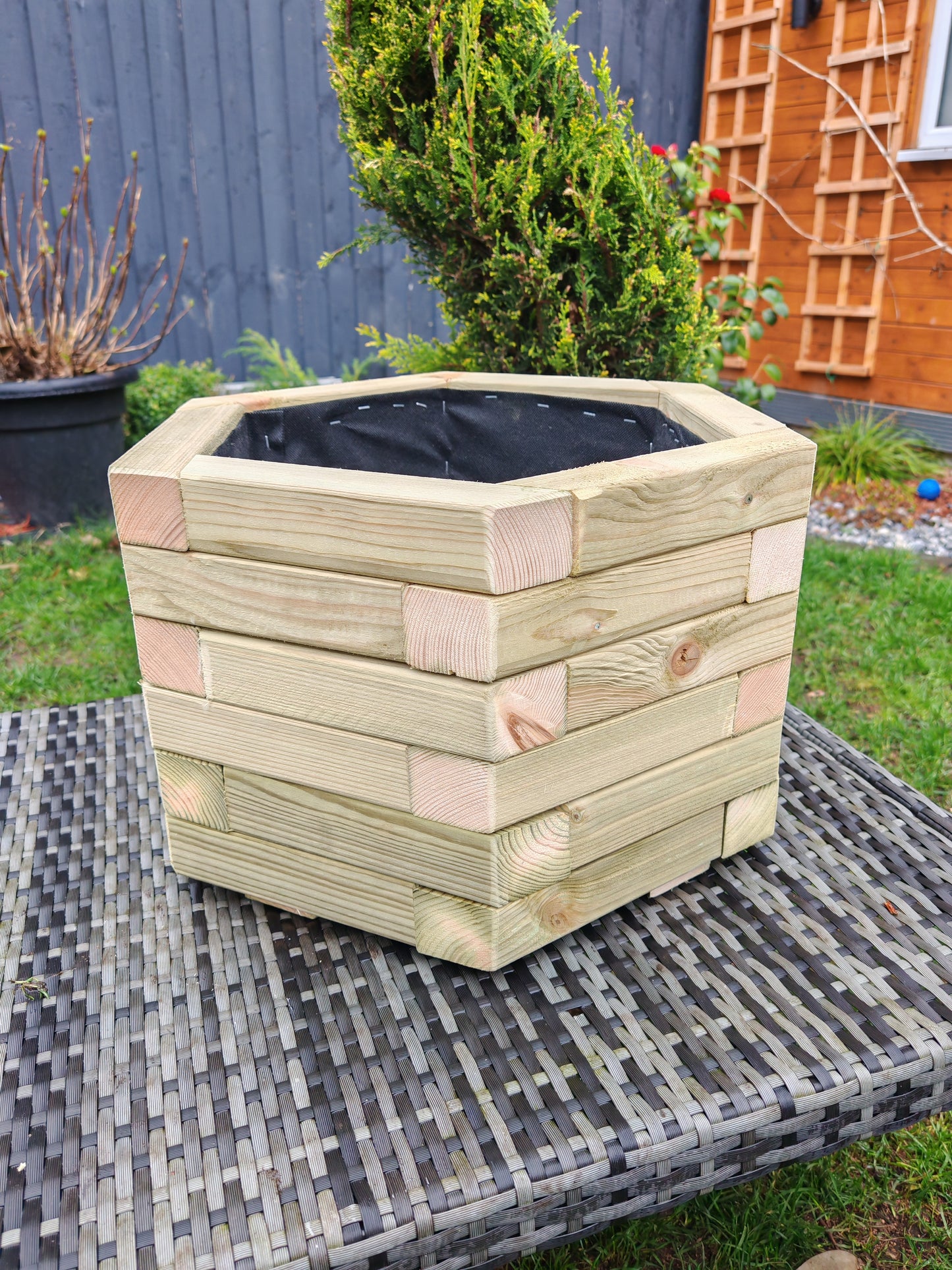 2x Hexagon Planter bundle