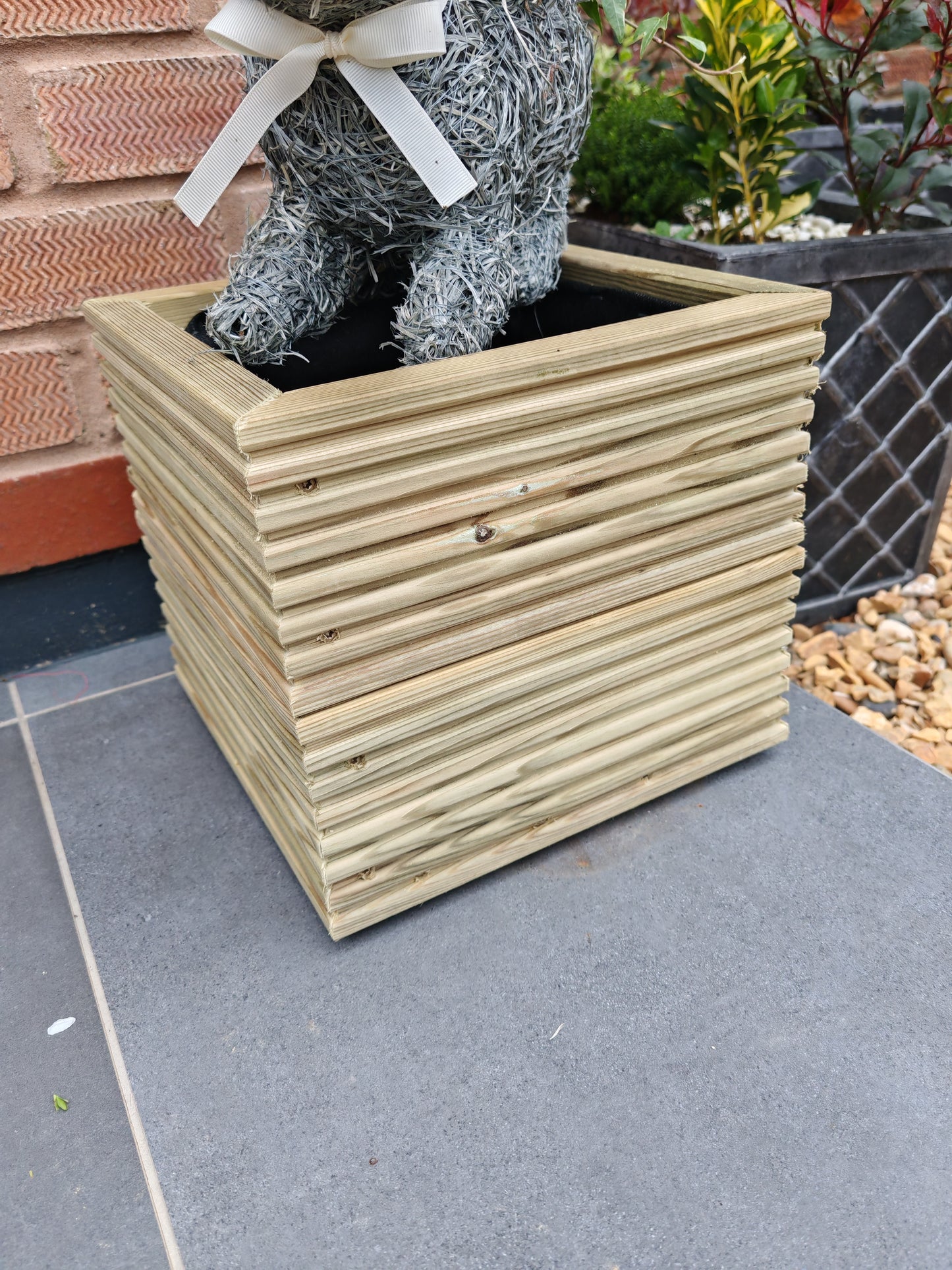 Square Wooden , decking Planter