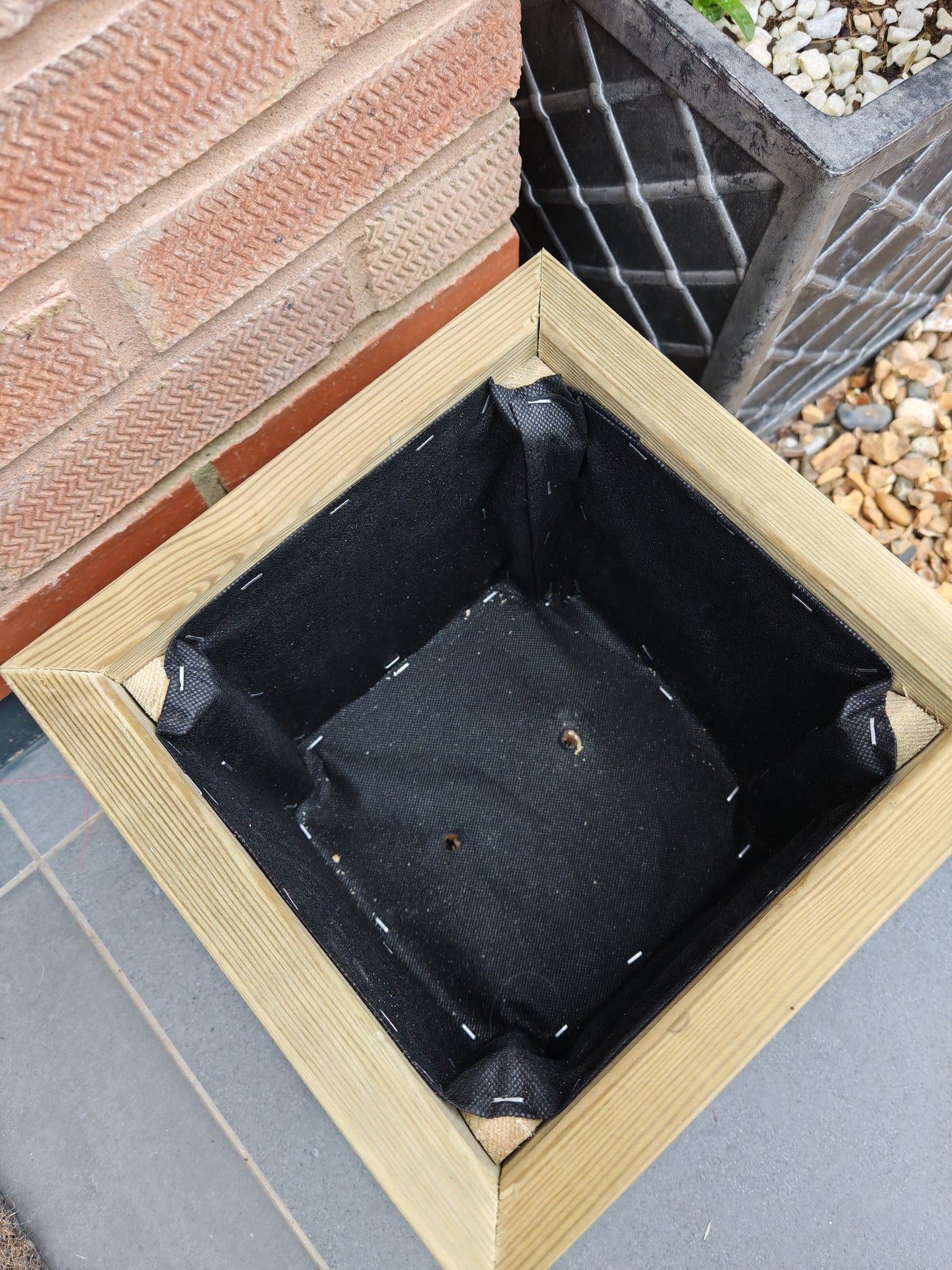 Square Wooden , decking Planter