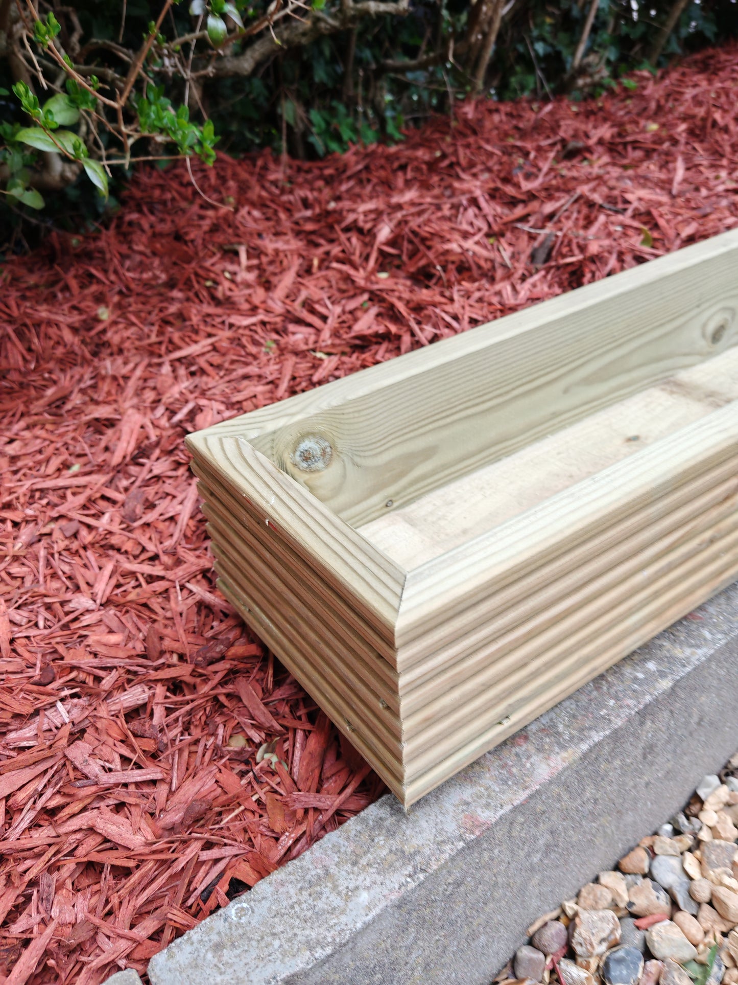 long Wooden , decking Planter  Flower Plant Pot Window box