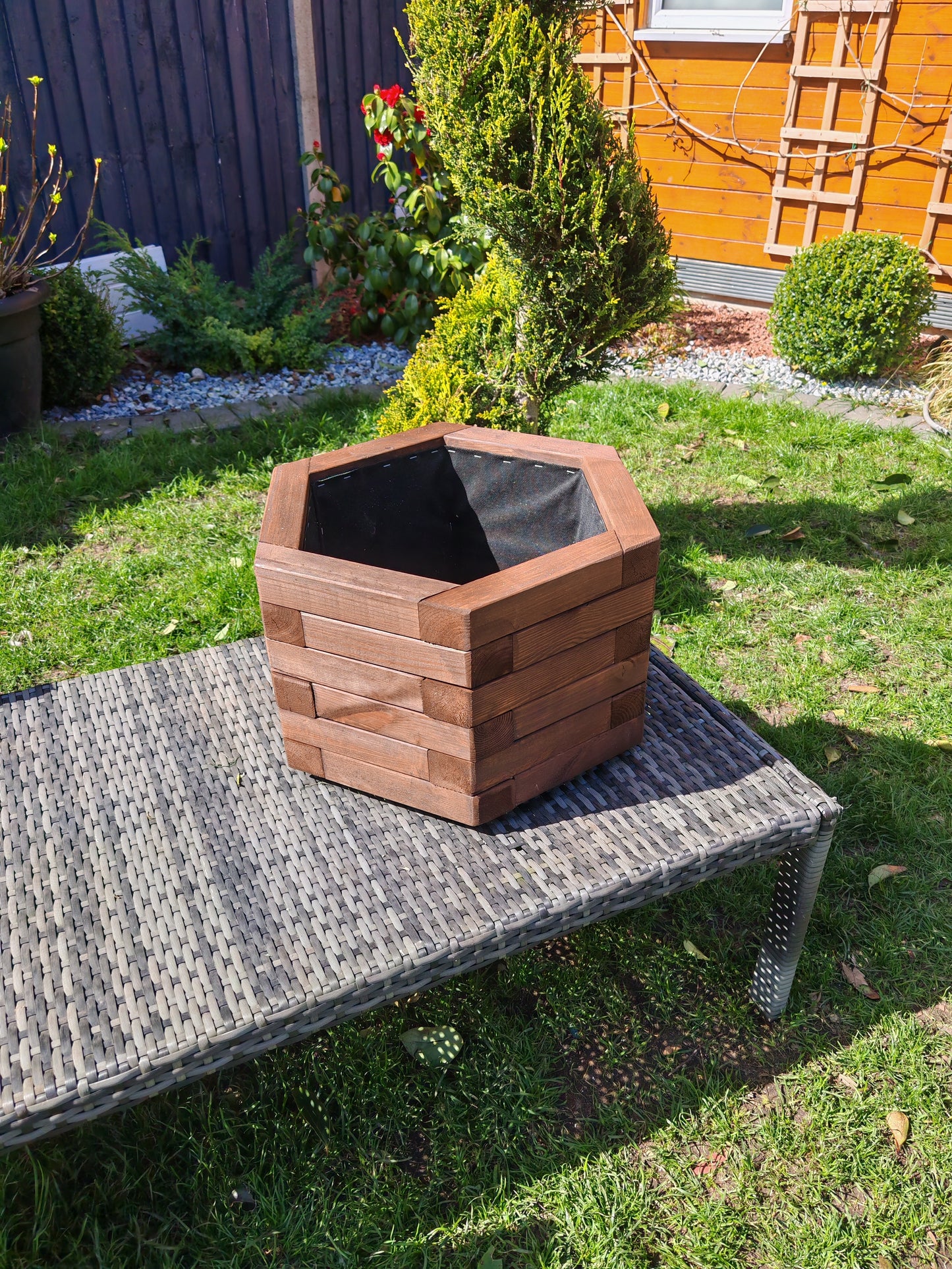 2x Hexagon Planter bundle