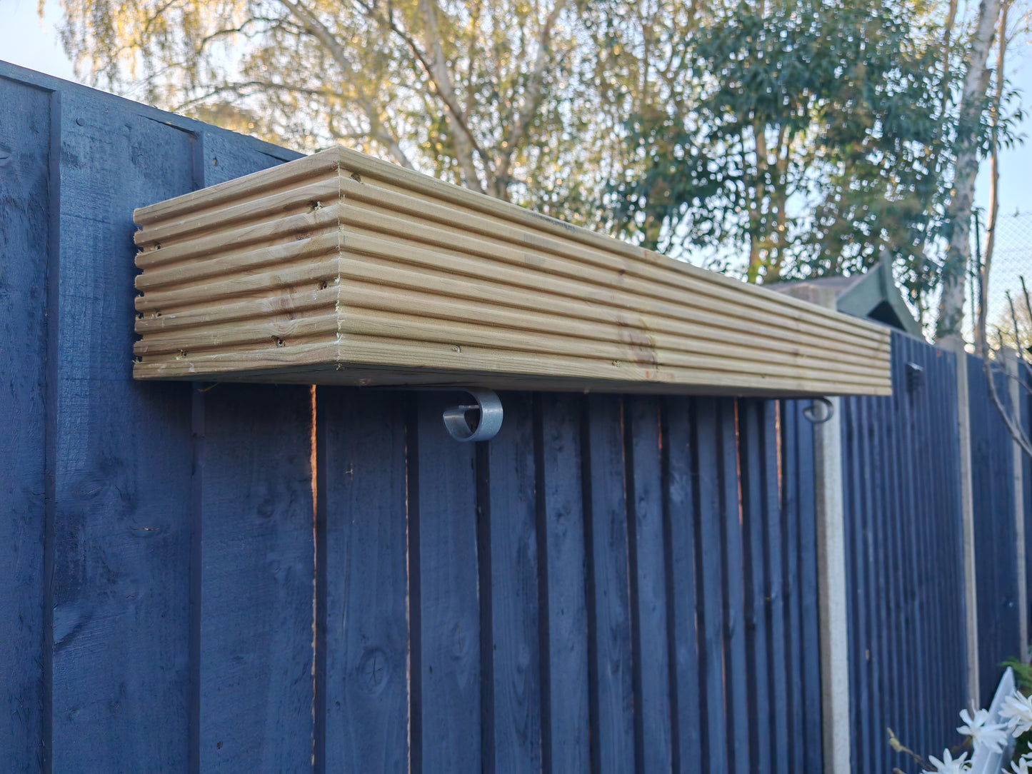 Over the Fence Panel - Hanging Balcony Wooden decking Planter  Flower Plant Pot