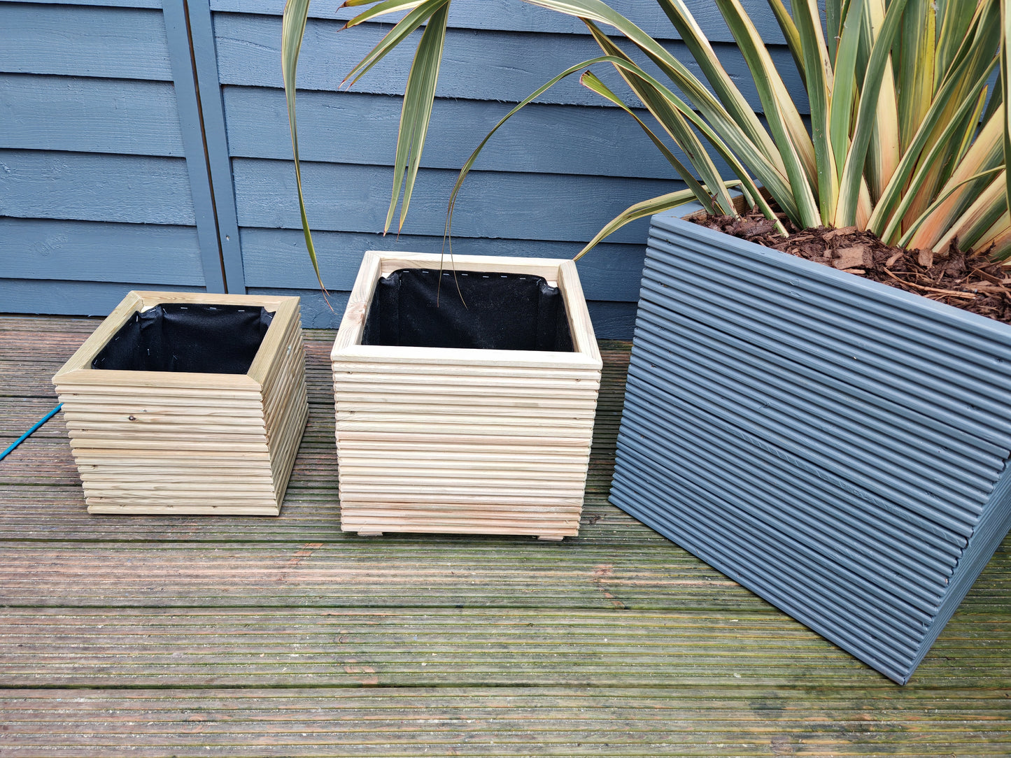 Square Wooden , decking Planter